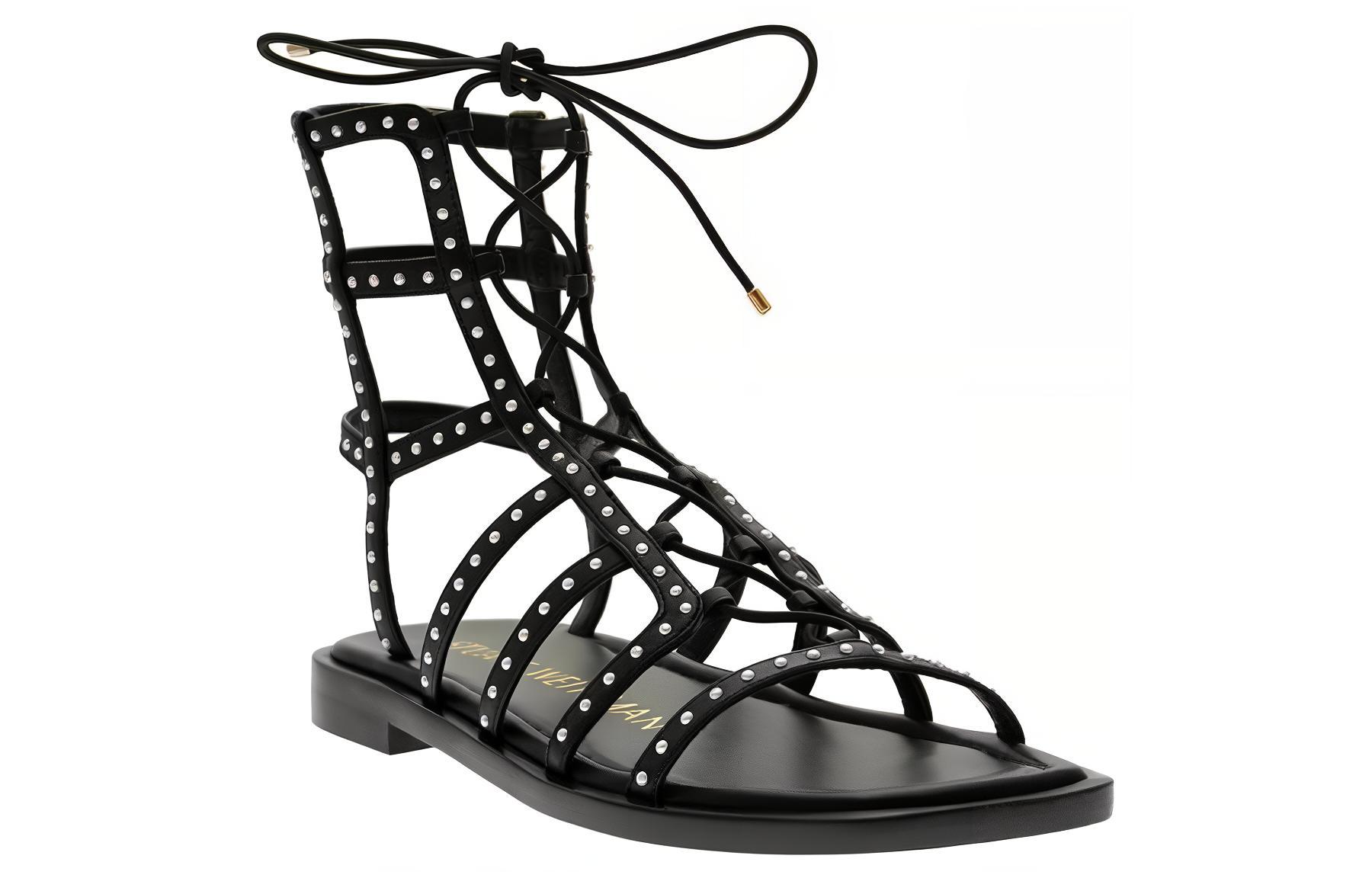 (W) Stuart Weitzman Ankle Strap Sandal 'Black' 圖 3