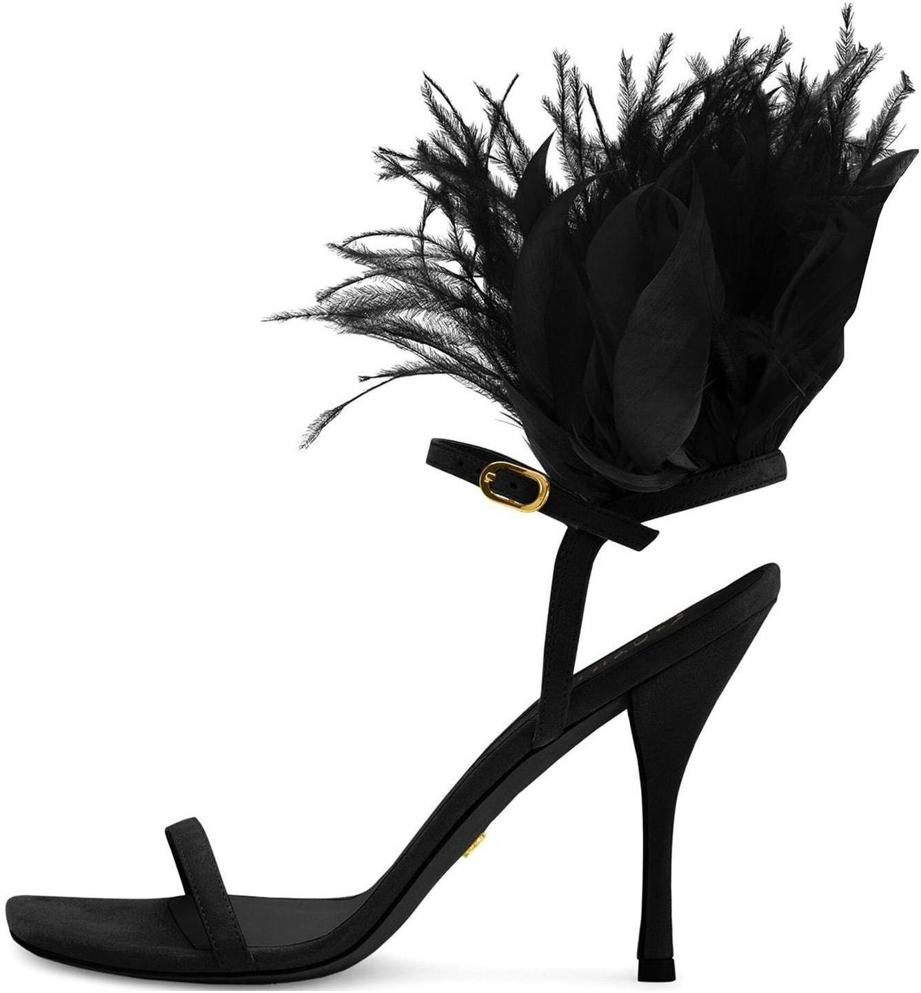 women-stuart-weitzman-ankle-strap-sandals-black-feather-sd-582-plume-100-blk
