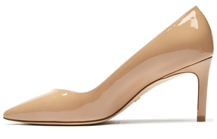 (Women) Stuart Weitzman Anny 70 'Nude Patent' SW2104028-NUD