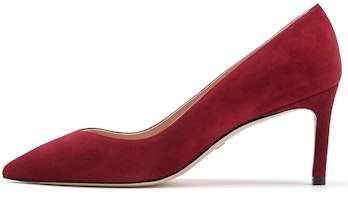 (Women) Stuart Weitzman Anny 70 'Red Suede' SW2504024-BUR (Women) Stuart Weitzman Anny 70 'Red Suede' SW2504024-BUR