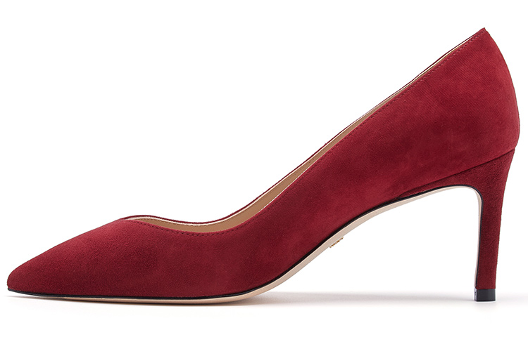 (Women) Stuart Weitzman Anny 70 'Red Suede' SW2504024-BUR