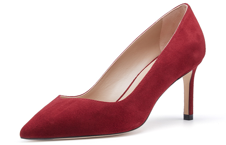 (W) Stuart Weitzman Anny 70 'Red Suede' 圖 2