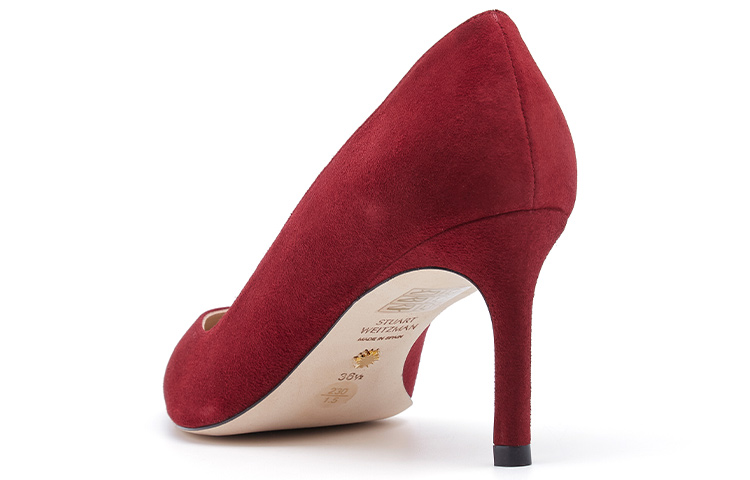 (W) Stuart Weitzman Anny 70 'Red Suede' 圖 4