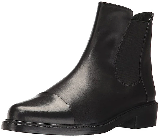 women-stuart-weitzman-black-chelsea-boots-slip-on-chunky-heel-short-style-s6668-blk-black-color