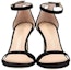 Lookbook (W) Sandal Tumit Slim Klasik Stuart Weitzman 'Velvet Black' S2244SUE_BLK