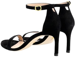 (W) Sandal Tumit Slim Klasik Stuart Weitzman 'Velvet Black' S2244SUE_BLK Shop (W) Sandal Tumit Slim Klasik Stuart Weitzman 'Velvet Black' S2244SUE_BLK