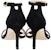 (W) Sandal Tumit Slim Klasik Stuart Weitzman 'Velvet Black' S2244SUE_BLK