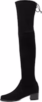 (Women) Stuart Weitzman Classic Suede Block Heel Over-The-Knee Boots 'Black' MIDLANDSUEDESTRBLACK (Women) Stuart Weitzman Classic Suede Block Heel Over-The-Knee Boots 'Black' MIDLANDSUEDESTRBLACK