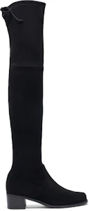 Lookbook (Women) Stuart Weitzman Classic Suede Block Heel Over-The-Knee Boots 'Black' MIDLANDSUEDESTRBLACK