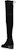(W) Stuart Weitzman But Hitam Klasik Suede Bertumit Tinggi Atas Lutut. MIDLANDSUEDESTRBLACK