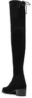 Details for (Women) Stuart Weitzman Classic Suede Block Heel Over-The-Knee Boots 'Black' MIDLANDSUEDESTRBLACK
