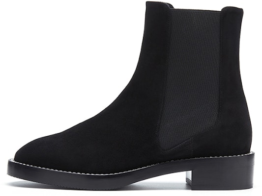 (Women) Stuart Weitzman Cline Shine Chelsea Bootie 'Black Suede' SW2501024-BLK Buy (Women) Stuart Weitzman Cline Shine Chelsea Bootie 'Black Suede' SW2501024-BLK
