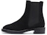 (W) Stuart Weitzman Cline Shine Chelsea Boot 'Hitam Suede' SW2501024-BLK