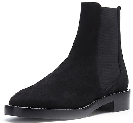 (Women) Stuart Weitzman Cline Shine Chelsea Bootie 'Black Suede' SW2501024-BLK Order (Women) Stuart Weitzman Cline Shine Chelsea Bootie 'Black Suede' SW2501024-BLK