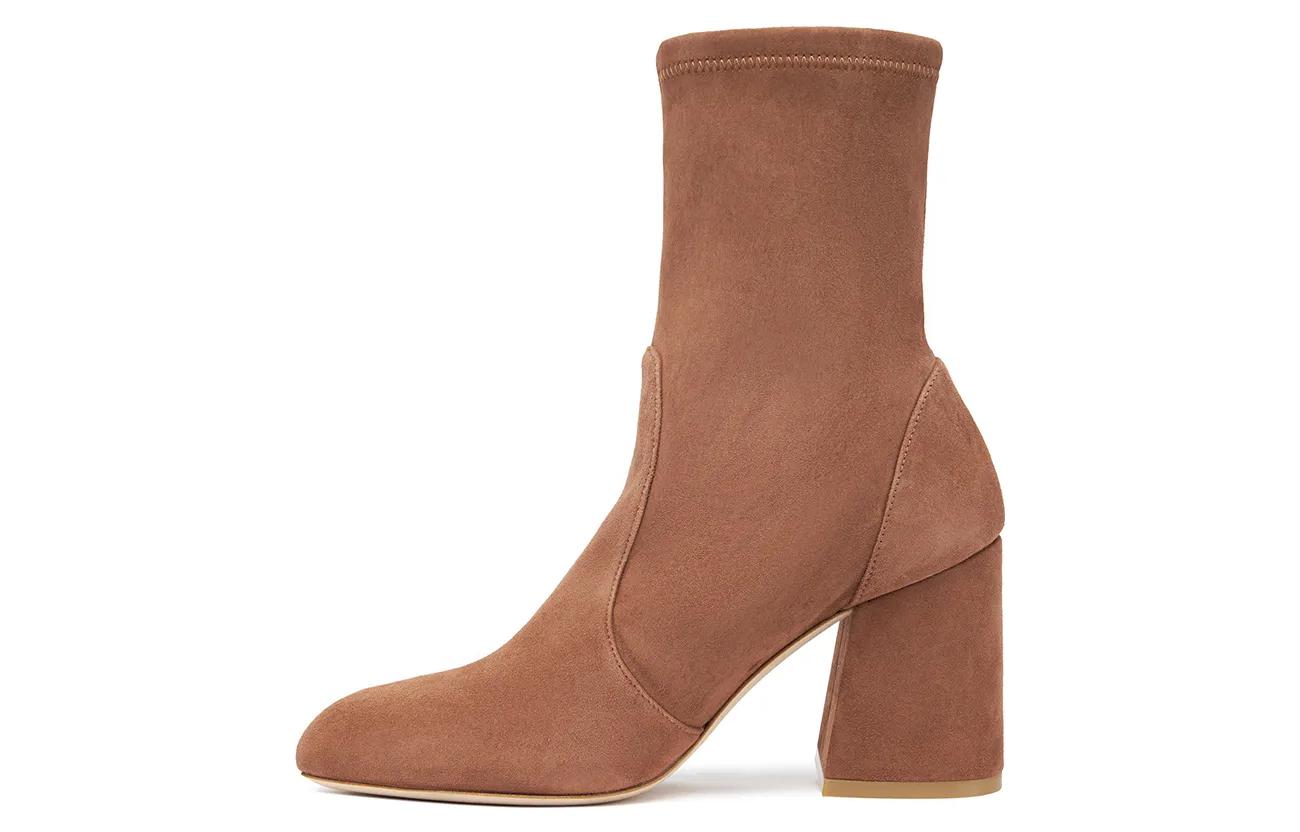(Women) Stuart Weitzman Comfort Fashion Ankle Boot 'Brown Leather' SW3501066-BRO