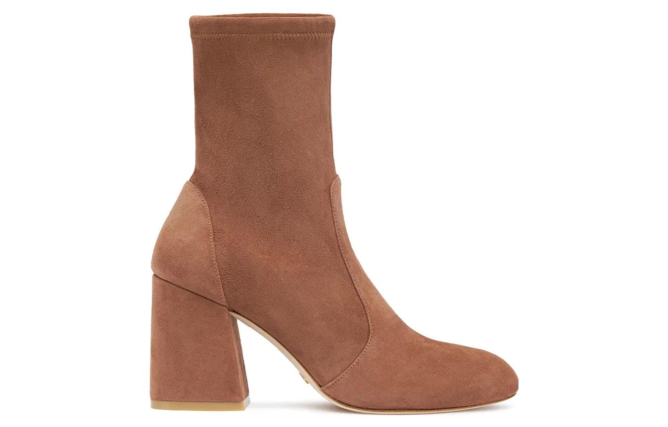 Order (W) Bottines Confort Mode Stuart Weitzman en Cuir Marron SW3501066-BRO