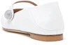 Purchase (Women) Stuart Weitzman Crystal Ball Maryjane Convertible Flat 'Glacier White' SW2502019-WHI