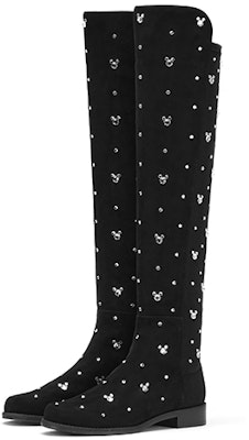 (Women) Stuart Weitzman Disney x 5050 'Black Crystal Over-The-Knee' SW2601021-BLK Purchase (Women) Stuart Weitzman Disney x 5050 'Black Crystal Over-The-Knee' SW2601021-BLK