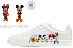 (Women) Stuart Weitzman Disney x Livvy Sneaker 'White Print Leather' SW2606001-PNT (Women) Stuart Weitzman Disney x Livvy Sneaker 'White Print Leather' SW2606001-PNT