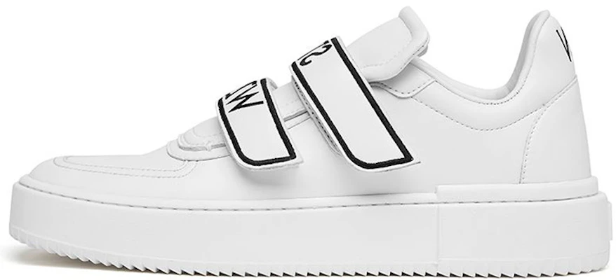 (Women) Stuart Weitzman Easy White Leather Casual Low-Top Fashion Sneakers SW1706025 White Color Buy (Women) Stuart Weitzman Easy White Leather Casual Low-Top Fashion Sneakers SW1706025 White Color