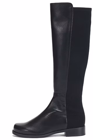 women-stuart-weitzman-fabric-and-leather-high-boots-black-halfnhalfnapstrgabrdneblack