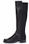 Buy (W) Stuart Weitzman But Tinggi Fabric dan Kulit 'Hitam' HALFNHALFNAPSTRGABRDNEBLACK