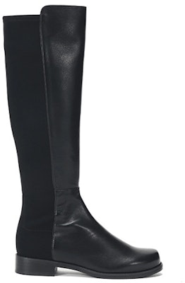 (Women) Stuart Weitzman Fabric and Leather High Boots 'Black' HALFNHALFNAPSTRGABRDNEBLACK Order (Women) Stuart Weitzman Fabric and Leather High Boots 'Black' HALFNHALFNAPSTRGABRDNEBLACK
