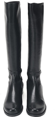 (Women) Stuart Weitzman Fabric and Leather High Boots 'Black' HALFNHALFNAPSTRGABRDNEBLACK Shop (Women) Stuart Weitzman Fabric and Leather High Boots 'Black' HALFNHALFNAPSTRGABRDNEBLACK