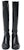 (W) Stuart Weitzman But Tinggi Fabric dan Kulit 'Hitam' HALFNHALFNAPSTRGABRDNEBLACK