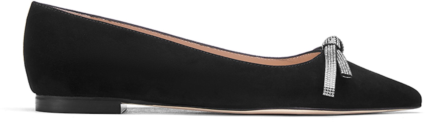 (Women) Stuart Weitzman Flat 'Black Pointed Toe Slip-On' SW2502001-BLK Order (Women) Stuart Weitzman Flat 'Black Pointed Toe Slip-On' SW2502001-BLK