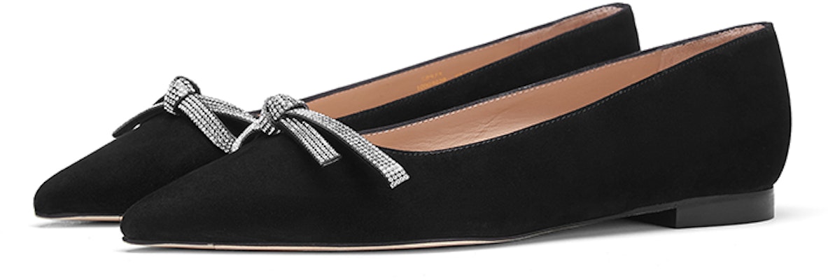 (Women) Stuart Weitzman Flat 'Black Pointed Toe Slip-On' SW2502001-BLK Shop (Women) Stuart Weitzman Flat 'Black Pointed Toe Slip-On' SW2502001-BLK
