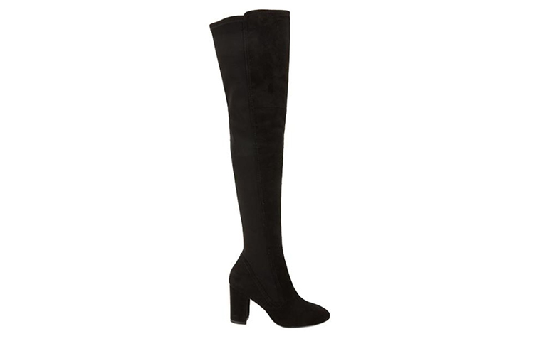 (W) Stuart Weitzman Fleur Over-The-Knee Boot 'Black Classic' 圖 2