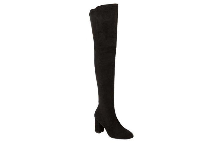 (W) Stuart Weitzman Fleur Over-The-Knee Boot 'Black Classic' 圖 4