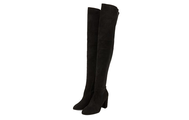 (W) Stuart Weitzman Fleur Over-The-Knee Boot 'Black Classic' 圖 5