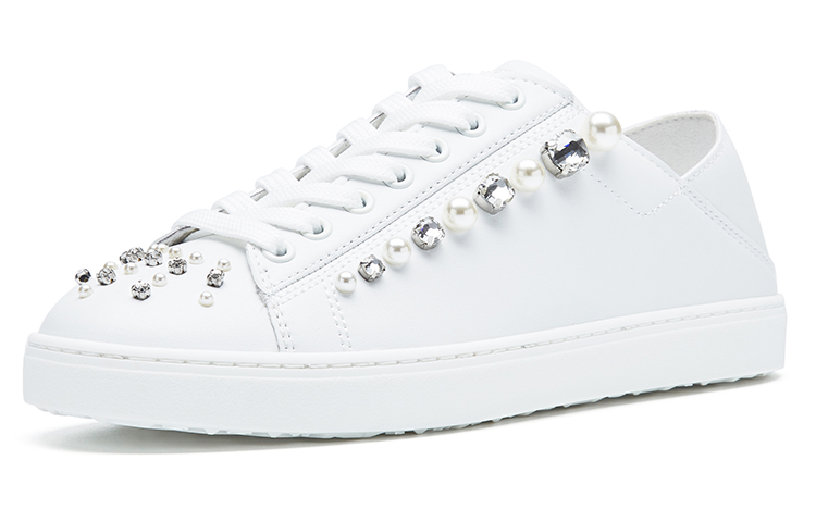 (W) Stuart Weitzman Goldie Glam Convertible Sneaker 'White Fashion' 圖 3