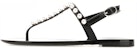 (W) Stuart Weitzman Goldie Jelly 'Hitam' GOLDIEJELLYSEMBLK