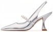 Buy (W) Stuart Weitzman Goldie Xcurve 85 'Pearl Mary Jane' Emas SW3504004-SIL