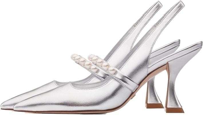 (Women) Stuart Weitzman Goldie Xcurve 85 'Pearl Mary Jane' SW3504004-SIL Lookbook (Women) Stuart Weitzman Goldie Xcurve 85 'Pearl Mary Jane' SW3504004-SIL