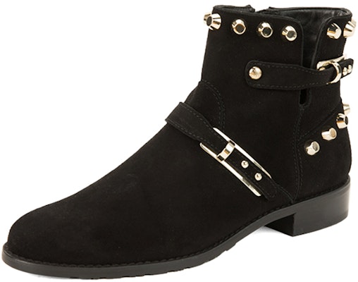 Stuart Weitzman Gowest 圓頭拉鍊短靴 女款 黑色 Lookbook Stuart Weitzman Gowest 圓頭拉鍊短靴 女款 黑色