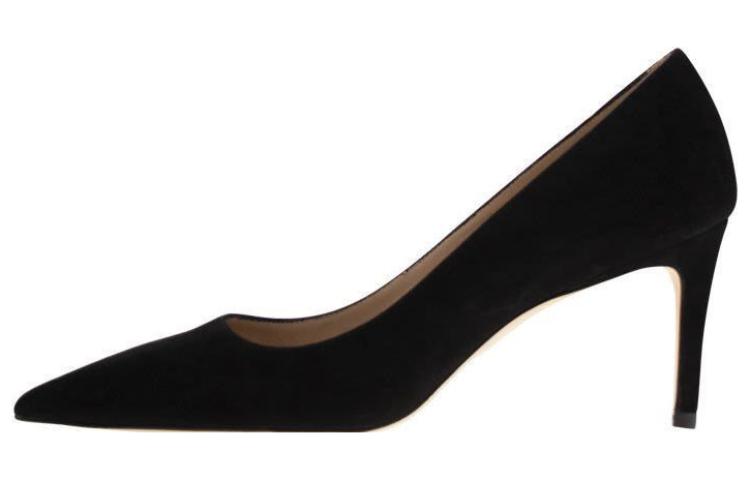 (Women) Stuart Weitzman Heeled Sandal 'Simple Elegant Black Leather' S7009BLK