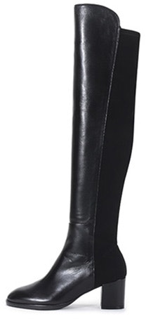 women-stuart-weitzman-high-boot-black-leather-fabric-harper-60-blk