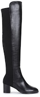 (W) Stuart Weitzman Sepatu Boot Tinggi 'Kulit Hitam' HARPER60BLK Order (W) Stuart Weitzman Sepatu Boot Tinggi 'Kulit Hitam' HARPER60BLK