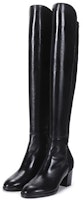 (W) Stuart Weitzman Sepatu Boot Tinggi 'Kulit Hitam' HARPER60BLK Lookbook (W) Stuart Weitzman Sepatu Boot Tinggi 'Kulit Hitam' HARPER60BLK
