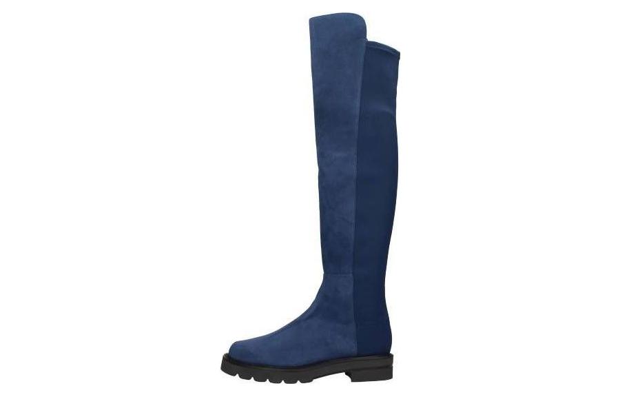 (W) Stuart Weitzman High Boot 'Indigo CMFT'