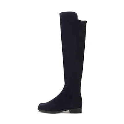 (W) Stuart Weitzman High Boot 'Navy CMFT'