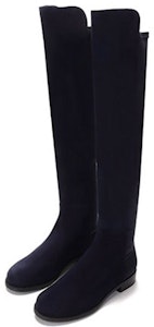 (W) Stuart Weitzman Sepatu Bot Tinggi 'Navy Comfort' 5050SRGSUESTRGABRDNEN6G Lookbook (W) Stuart Weitzman Sepatu Bot Tinggi 'Navy Comfort' 5050SRGSUESTRGABRDNEN6G
