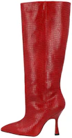 (Women) Stuart Weitzman High Boot 'Red Crocodile Print' PARTONMIN-IPR (Women) Stuart Weitzman High Boot 'Red Crocodile Print' PARTONMIN-IPR