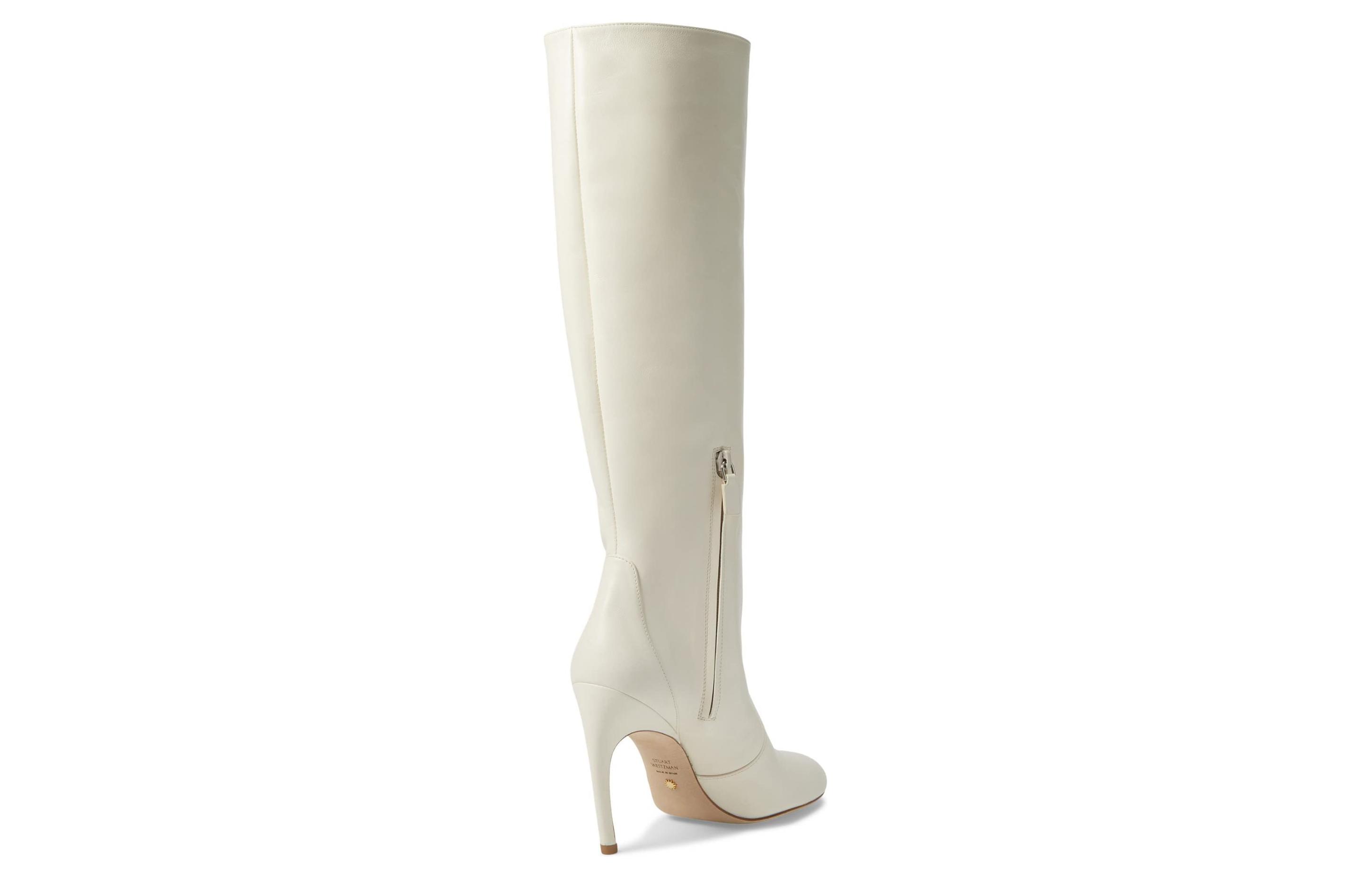(W) Stuart Weitzman High Boot 'Simple CMFT White Leather' 圖 4
