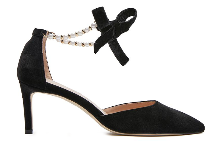 Order stuart weitzman/SW 皮革 時尚百搭 細跟 高筒鞋 7.5cm 女款 黑色