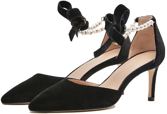 (W) Stuart Weitzman High Heel Pumps 'Hitam Tren Esensial' SW2404011-BLK Lookbook (W) Stuart Weitzman High Heel Pumps 'Hitam Tren Esensial' SW2404011-BLK